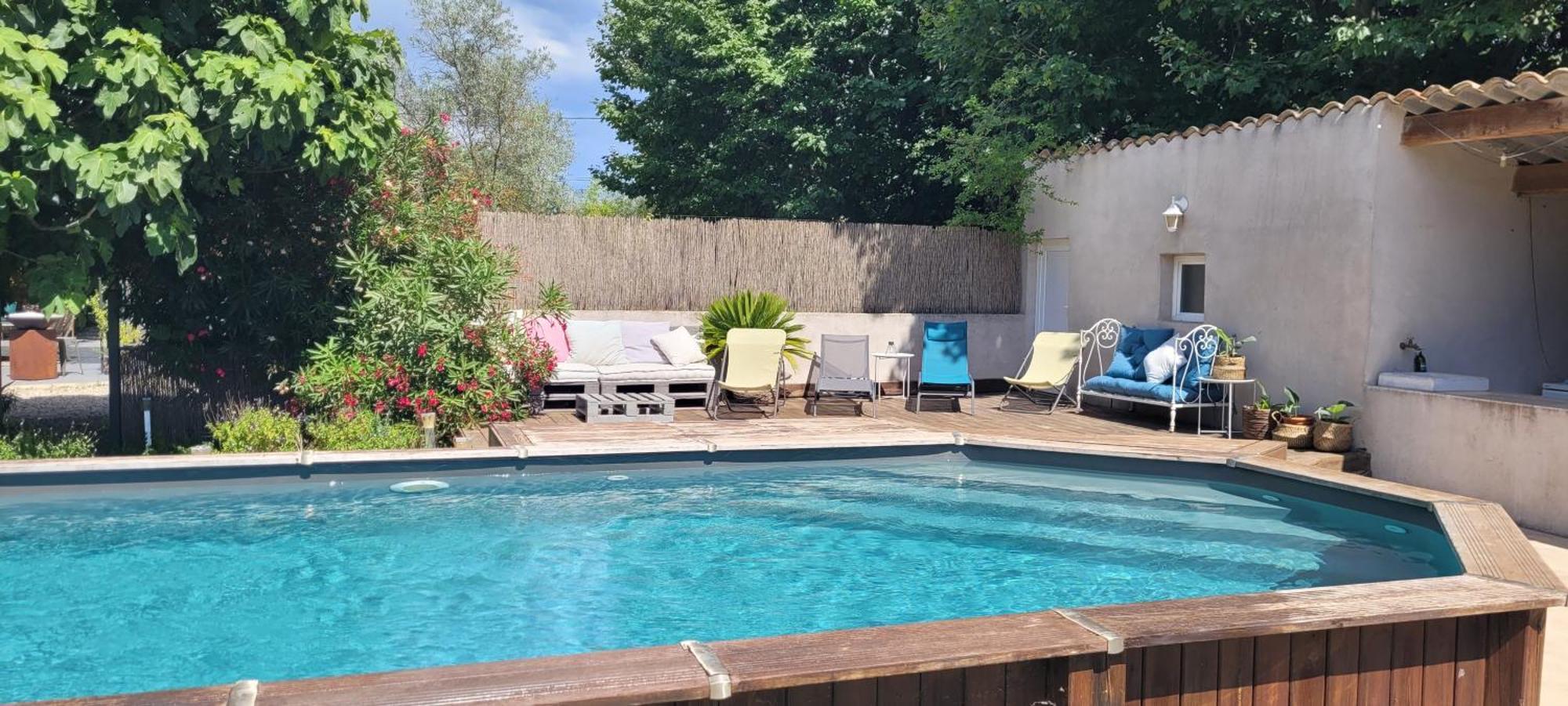 Location Appartement Dans Mas Provencal Monteux Eksteriør bilde